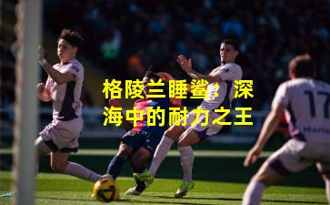 格陵兰睡鲨：深海中的耐力之王